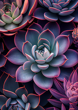 Succulent background