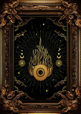 Tarot the flaming eye