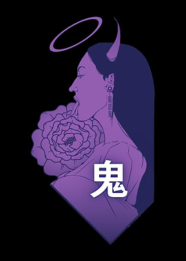 Japanese Oni Demon Girl