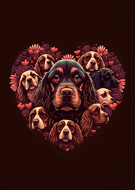 Cocker Spaniel dogs