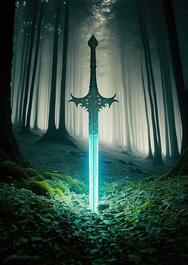 Fantasy sword medieval