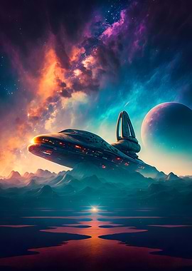 A Stranded Spaceship