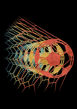 Soccer Ball Net Retro