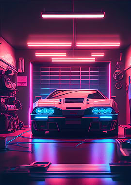Synthwave Car 33