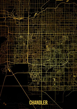 Chandler gold map