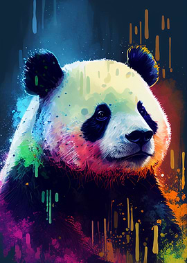 Panda Colorful