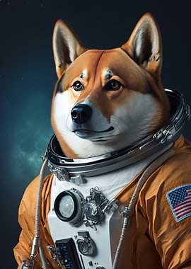space dogs shiba inu