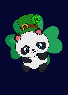 St Patricks Day Panda