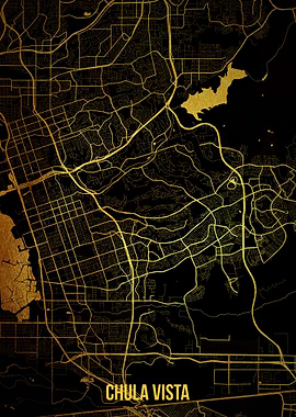 Chula Vista gold map