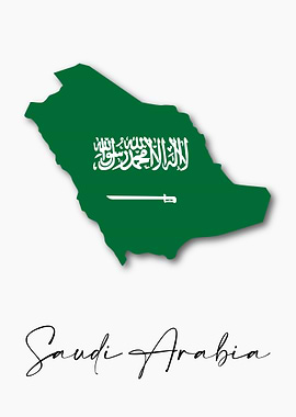 Saudi Arabia Country Map