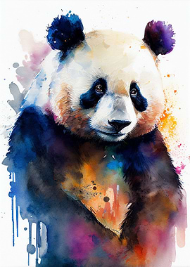 Panda Watercolor