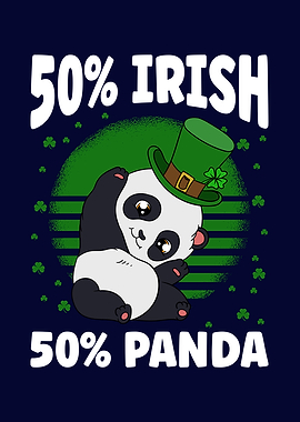 St Patricks Day Panda