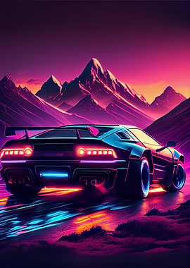 Synthwave Car 35
