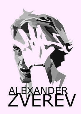 Alexander Zverev pop art