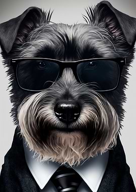 Secret Agent Terrier Dog