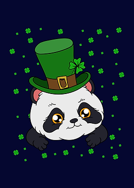 St Patricks Day Panda