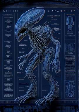 An alien blueprint