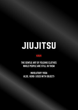 jujitsu definition poster