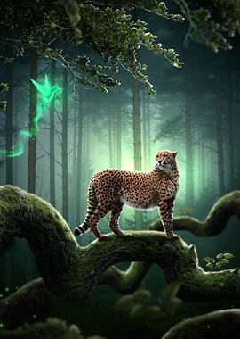 Magical Forest Cheetah