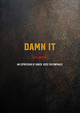 damn it motivational text