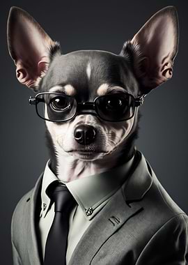 A Business Chihuahua