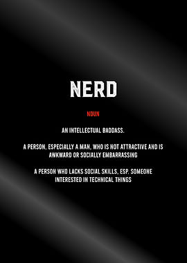 nerd motivational text art