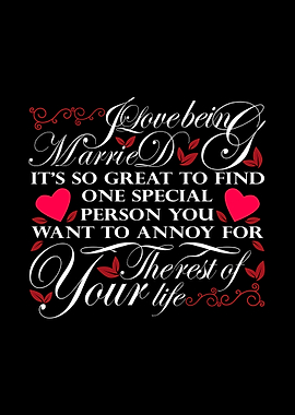 I Love being married