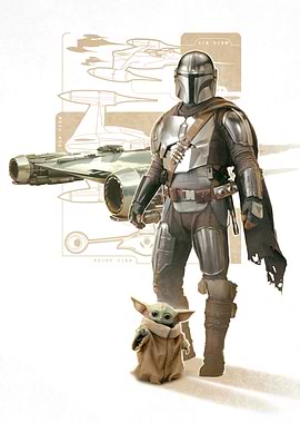 Mando & Grogu vertical