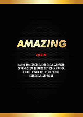 funny amazing definition