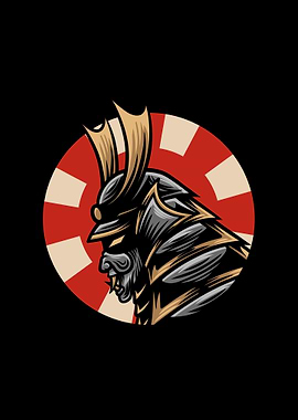 Japanese Samurai Vector