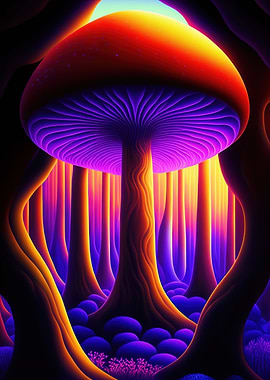 mushroom forest