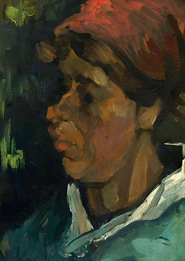 Head of a woman van Gogh