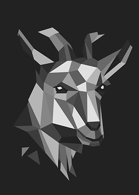bnw goat art