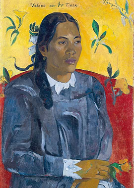 tahitian woman by Gauguin