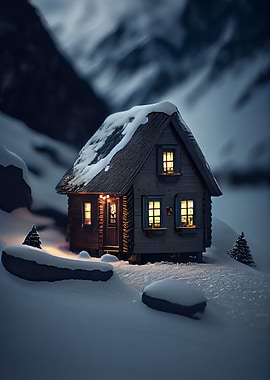 Cabin in the mountains