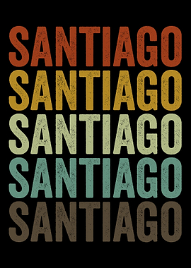 Santiago Chile Retro