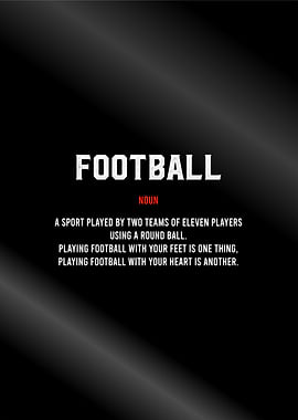 football definition text
