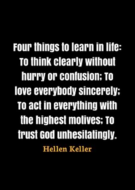 Hellen Keller Quote