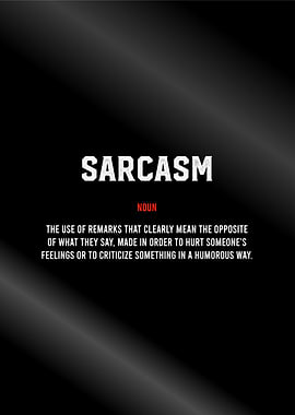 sarcasm definition text
