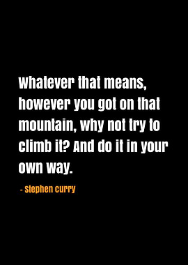 quote Stephen curry