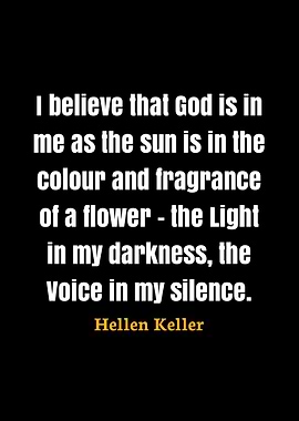 Hellen Keller Quote