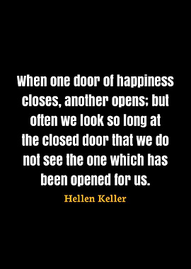 Hellen Keller Quote
