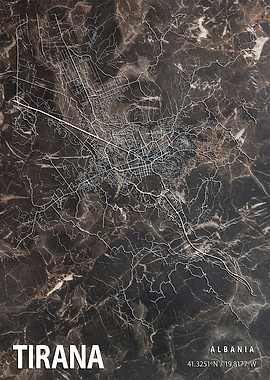 TIRANA CITY MAP