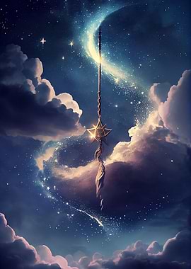 Beautiful magic wand