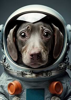 dog astronaut