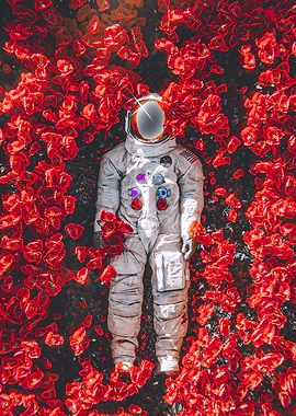 Flower Astronaut