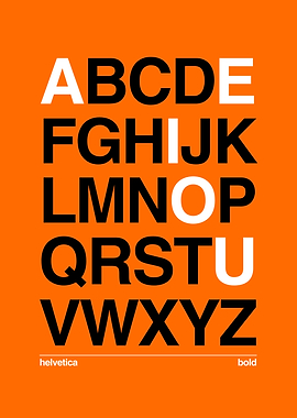 Helvetica Alphabet