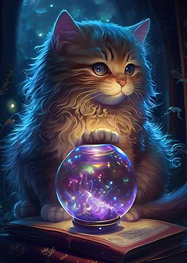 Funny Fantasy Cat