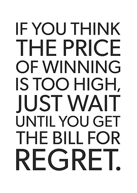 The Price Of Winning