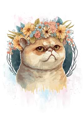 Cute Exotic Shorthair Cat